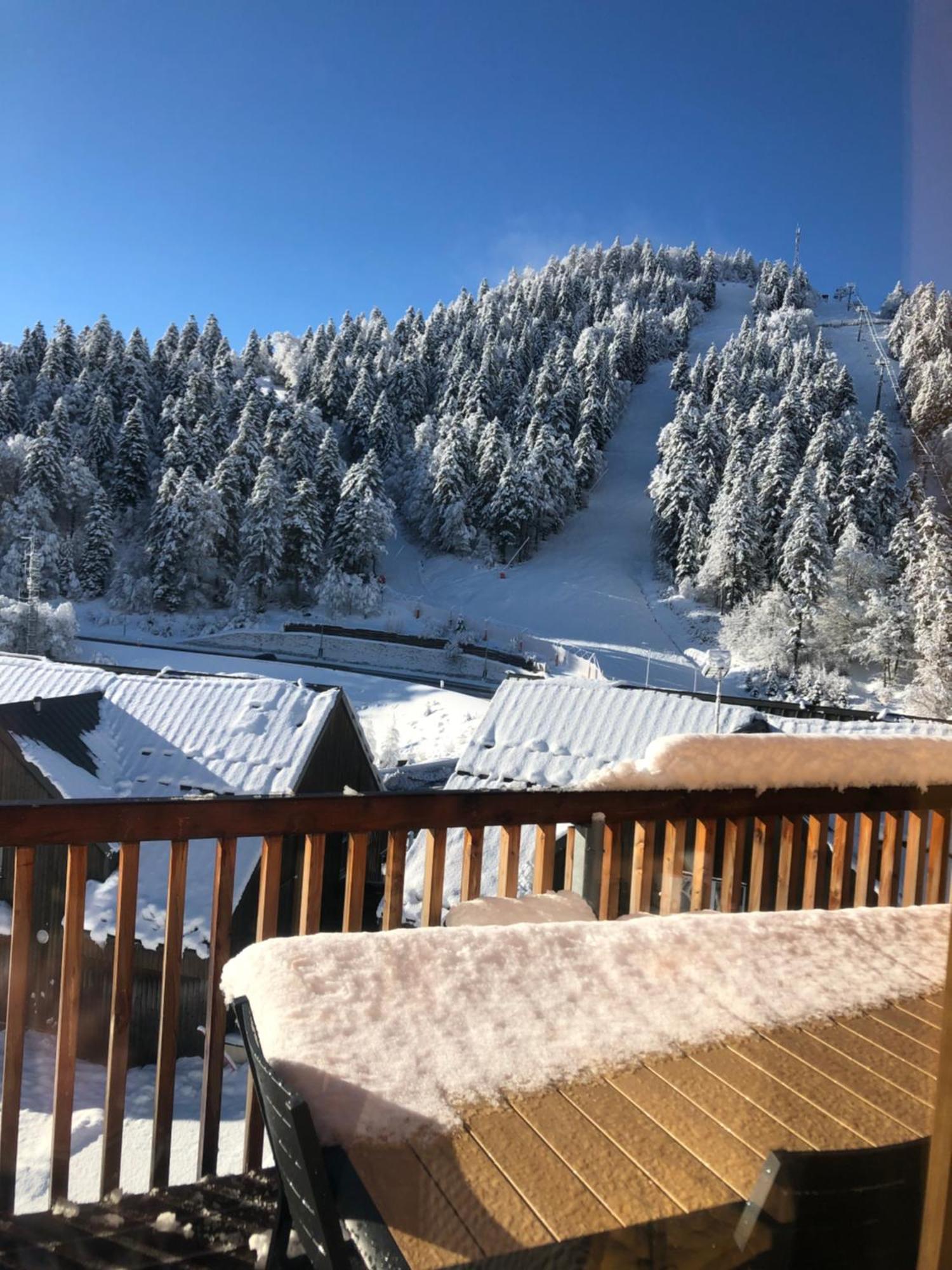 Appartement Aux Pieds Des Pistes De Ski Laveissière Exterior foto